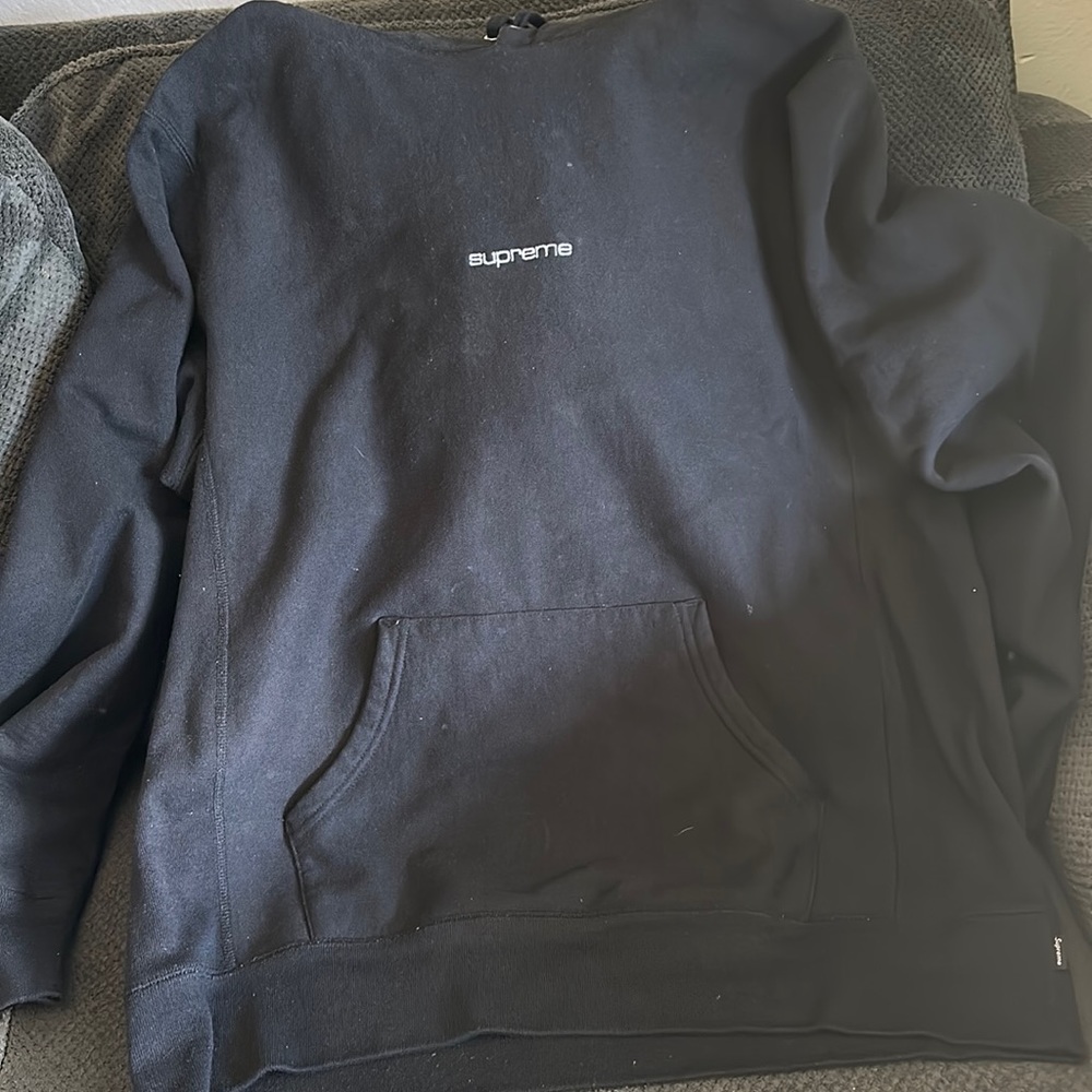 Supreme Black Hoodie
